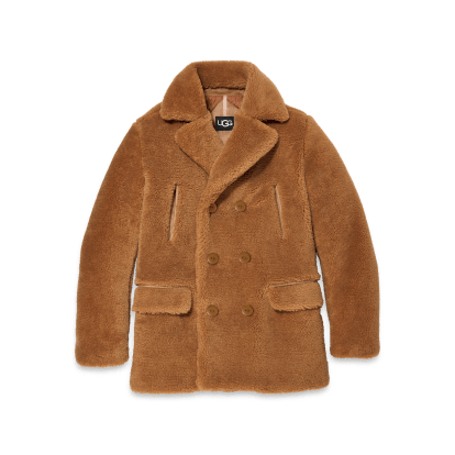 即日発送 新品 アグ アッシュベリー UGGフラッフ ピーコート メンズ M